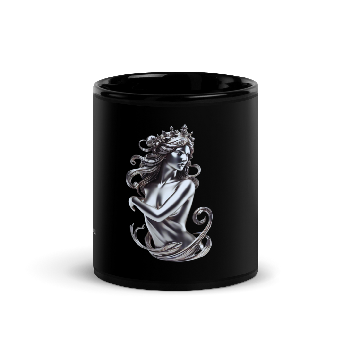 Taza negra horoscopo metalizado Virgo - daleuntoke.com