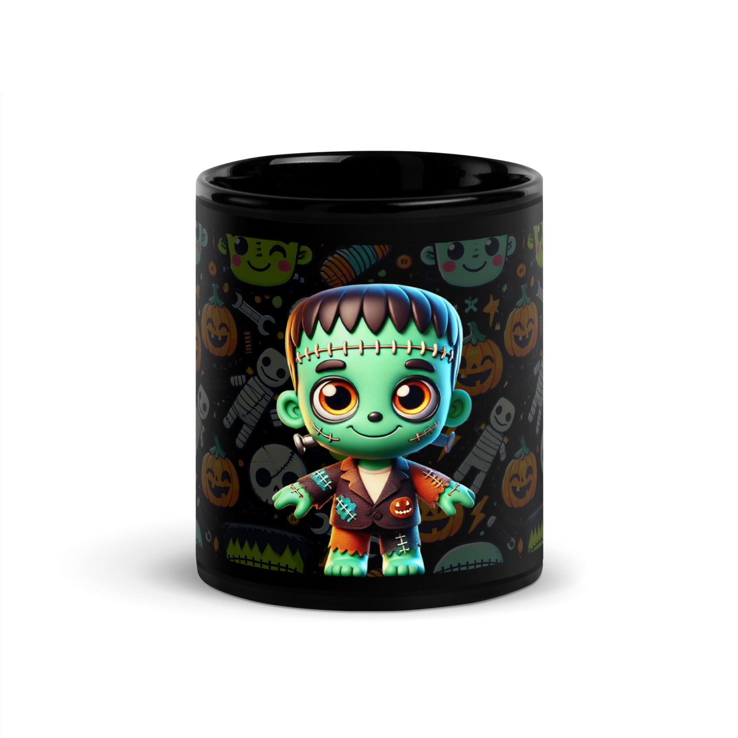 Taza negra Frankenstein