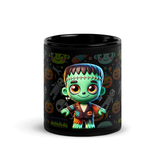 Taza negra Frankenstein