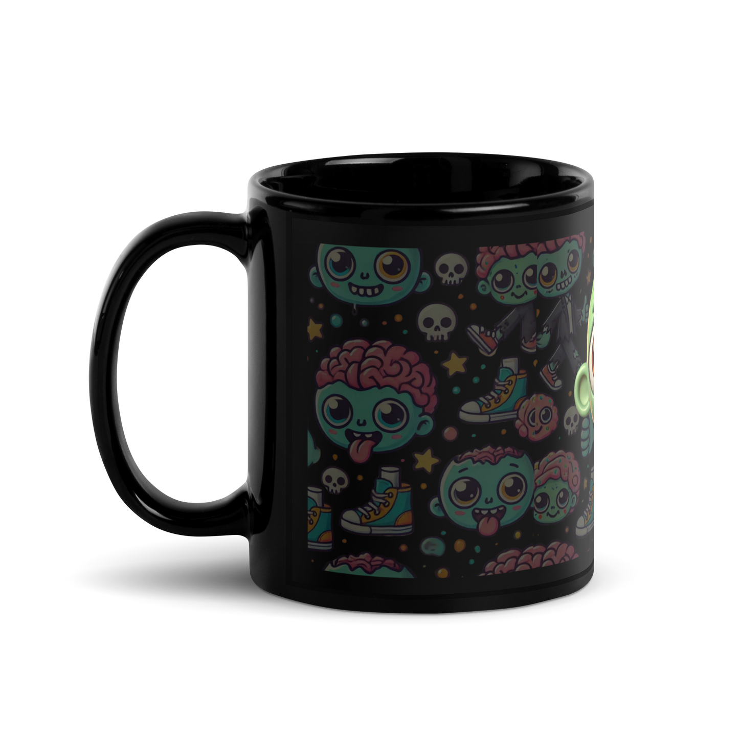 Taza negra Zombie - daleuntoke.com