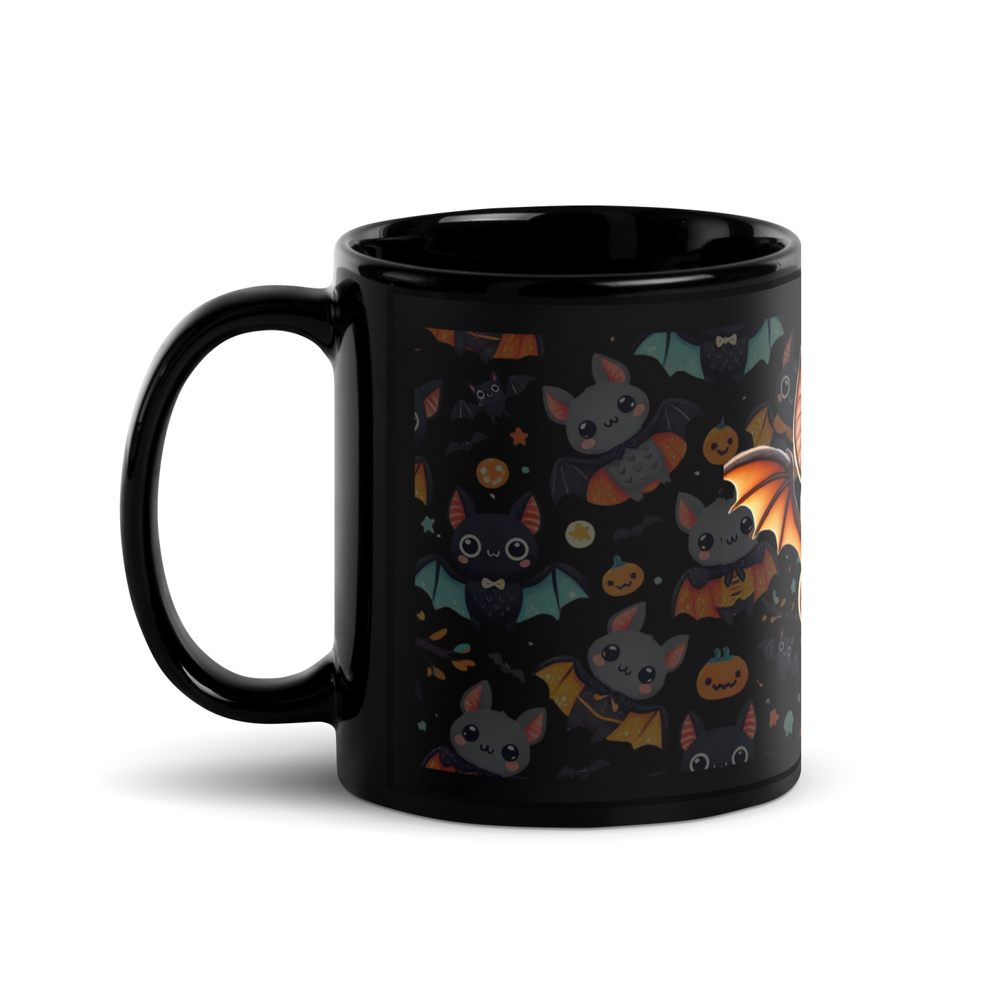 Taza negra Murcielago - daleuntoke.com