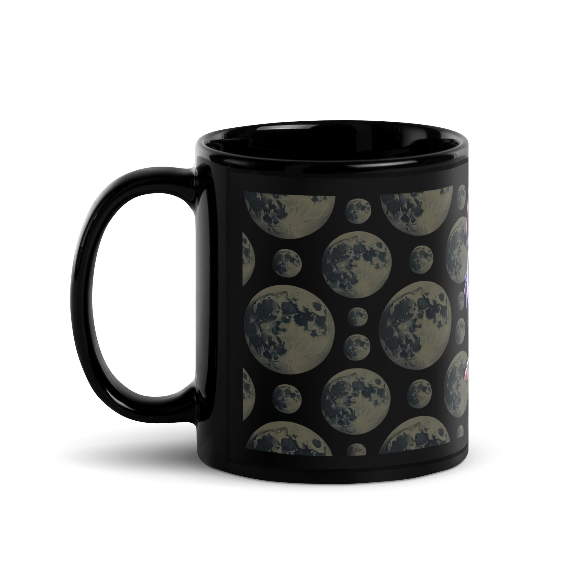 Taza negra Lobo - daleuntoke.com