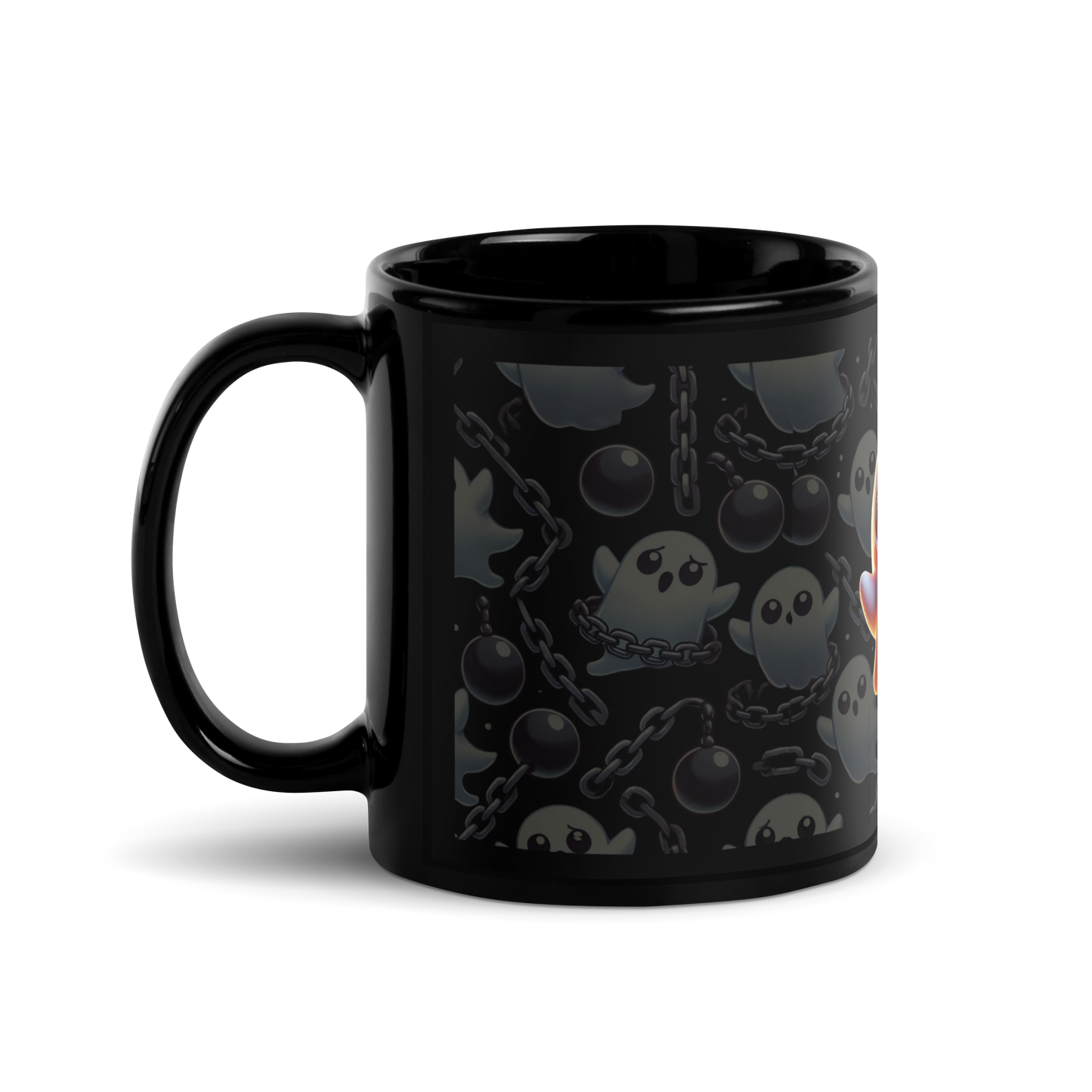 Taza negra Fantasma - daleuntoke.com