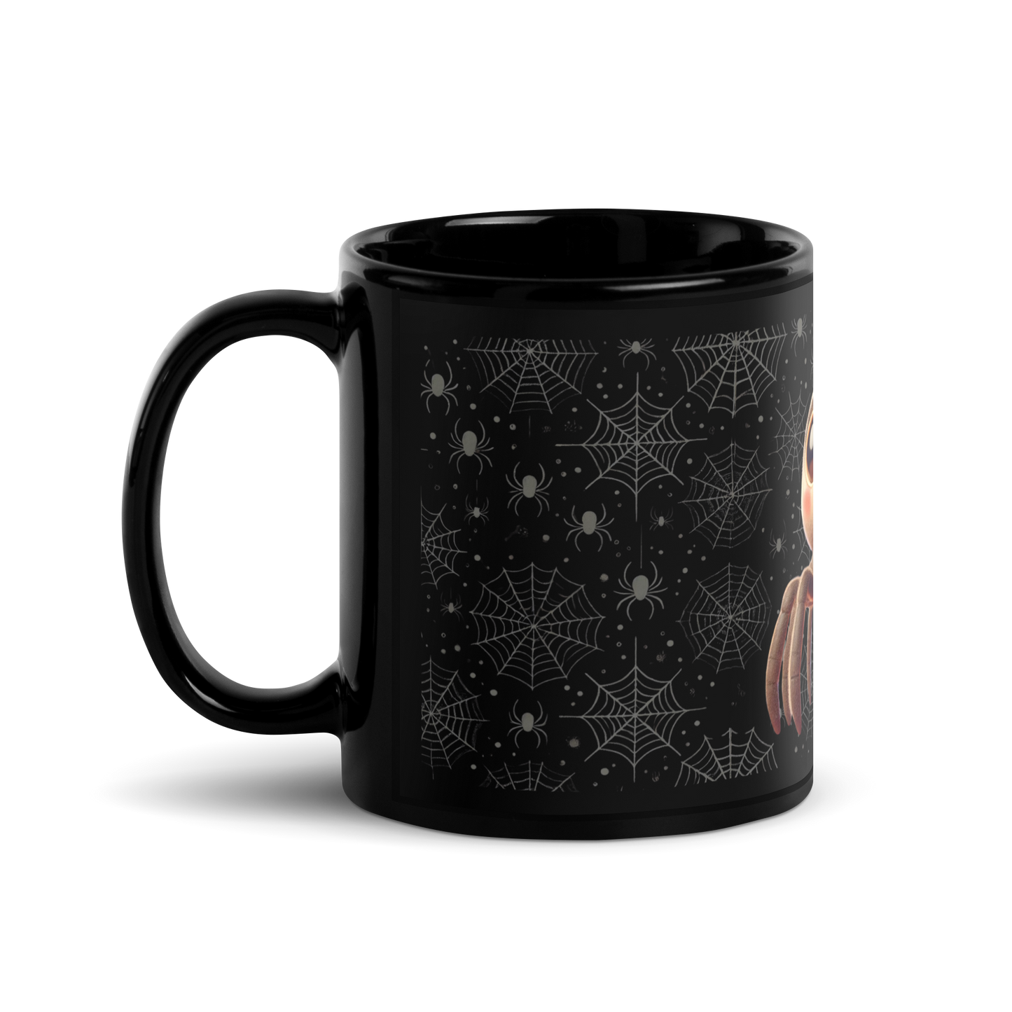 Taza negra Araña - daleuntoke.com