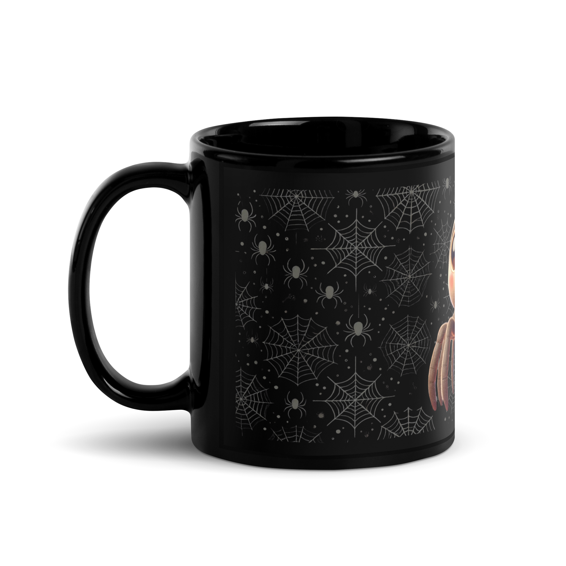 Taza negra Araña - daleuntoke.com