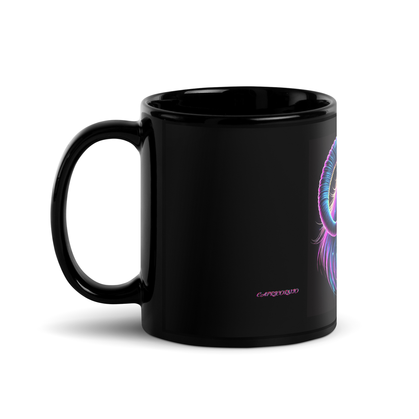 Taza negra horóscopo Fantasía Capricornio - daleuntoke.com