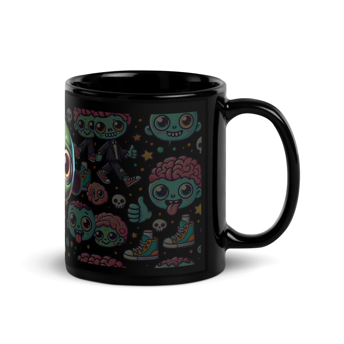 Taza negra Zombie - daleuntoke.com