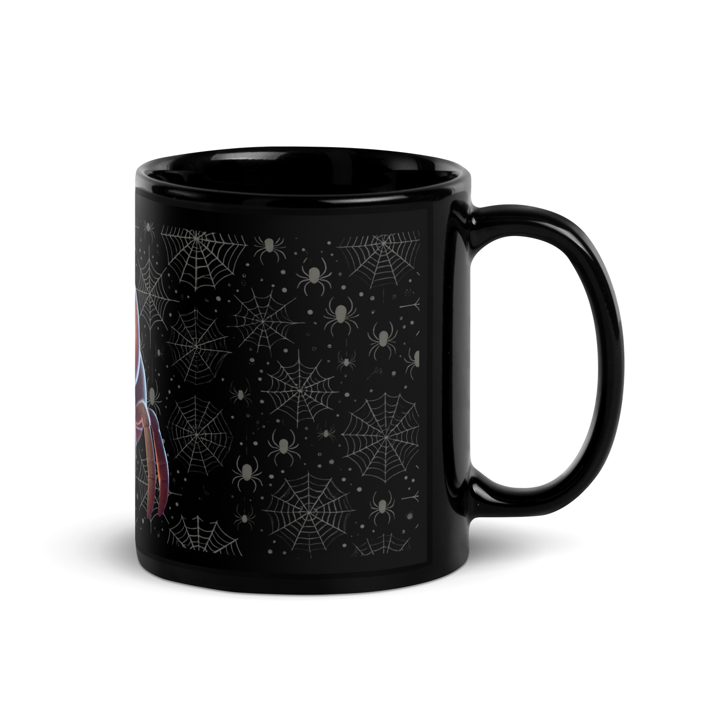 Taza negra Araña - daleuntoke.com