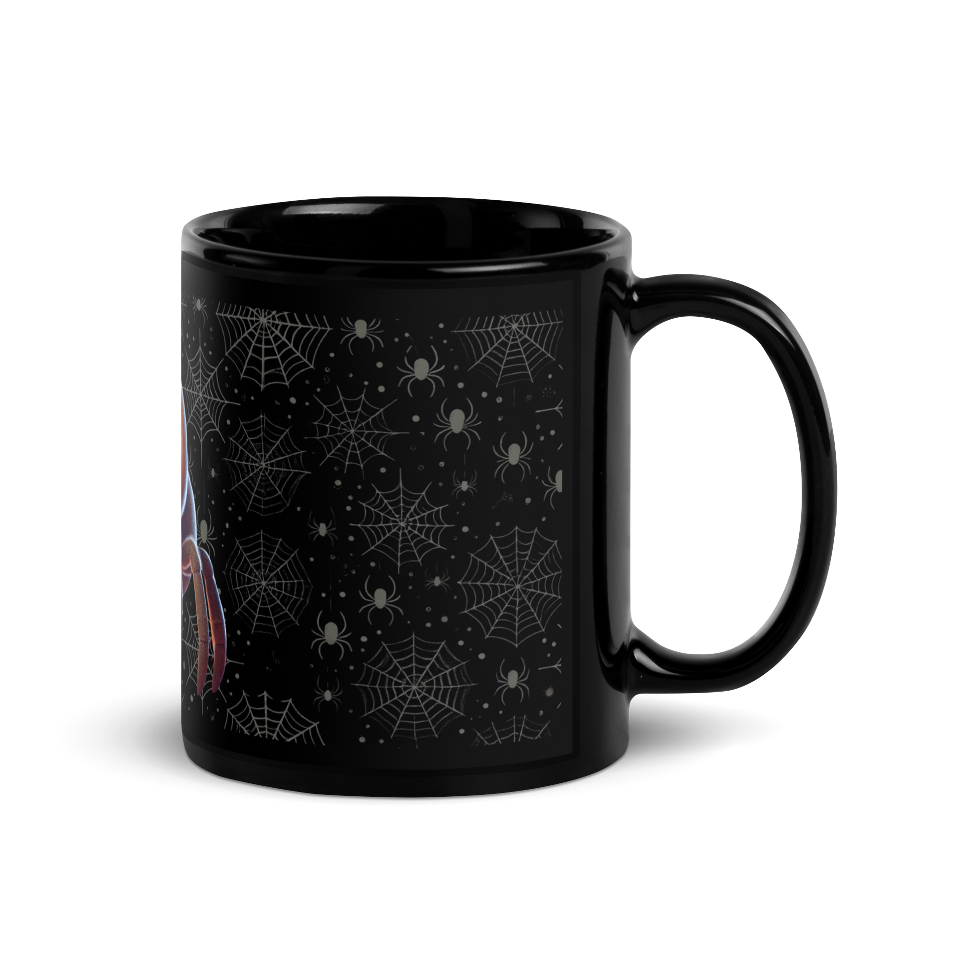 Taza negra Araña - daleuntoke.com