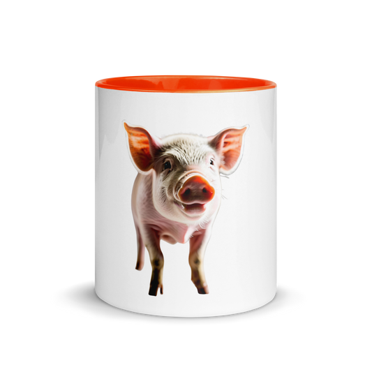 Taza color interior Cerdo - daleuntoke.com